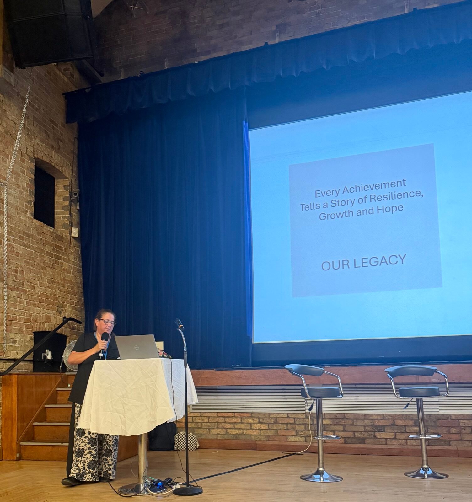 Alison presenting at the SBCH Leaders Forum